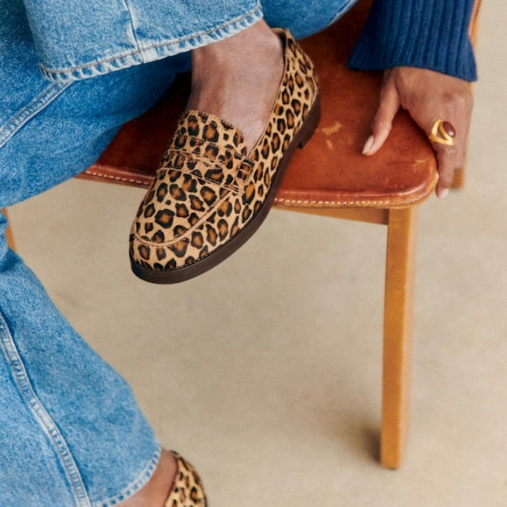 Sezane Andre Leopard Loafers - Picture 2 of 14